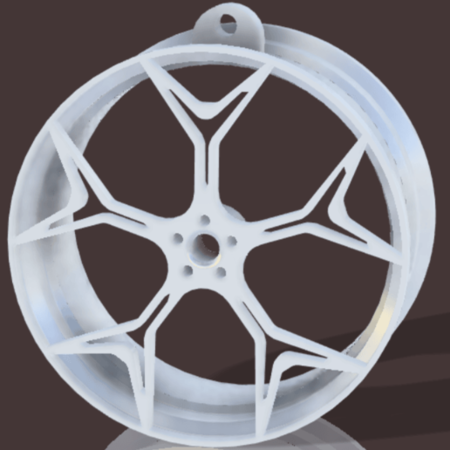  Alloy wheel  3d model for 3d printers