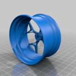  Alloy wheel  3d model for 3d printers