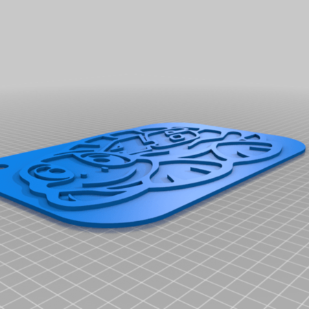  Rossi keychain  3d model for 3d printers
