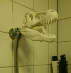Modelo 3d de T-rex de la cabeza de ducha para impresoras 3d