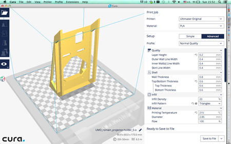 Pico projector wall-mount