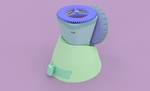  Hyphoid mary - herb grinder and base catch  3d model for 3d printers