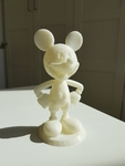 Modelo 3d de Mickey mouse, disney, el carácter de juguete para impresoras 3d