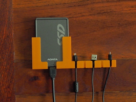 SSD & cable wall holder