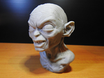 Modelo 3d de Golum busto, de el señor de los anillos para impresoras 3d