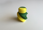 Modelo 3d de Trenzado de la botella y del tornillo de la copa (de doble extrusión / 2 colores) para impresoras 3d