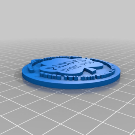  Paddy's pub keychain  3d model for 3d printers