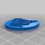  Homer eating doughnut keychain  3d model for 3d printers