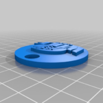  Wolf cola™ keychain iasip  3d model for 3d printers