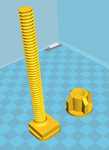  Toilet seat assembly extender  3d model for 3d printers