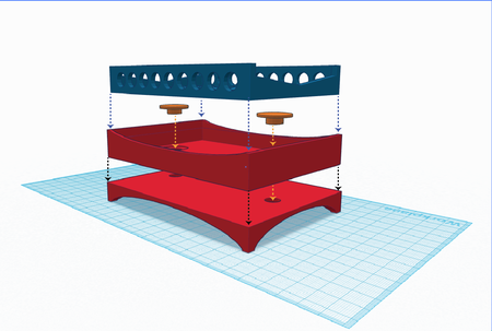  Modern soap dish/sponge tray v2 updated   3d model for 3d printers