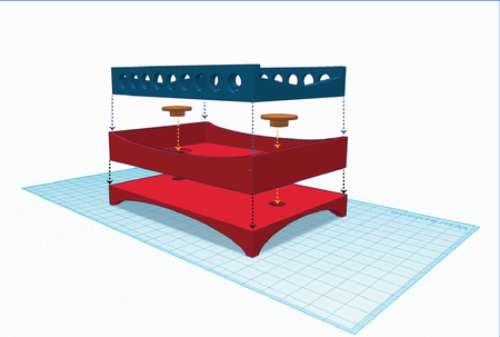 Modern Soap Dish/Sponge Tray v2 UPDATED