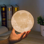 Modelo 3d de Lámpara de la luna para impresoras 3d