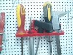  Custom tool holder for pegboard  3d model for 3d printers