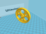 Modelo 3d de La rueda de la polea para impresoras 3d