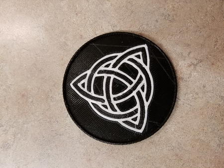 Coaster with Celtic Knot Design