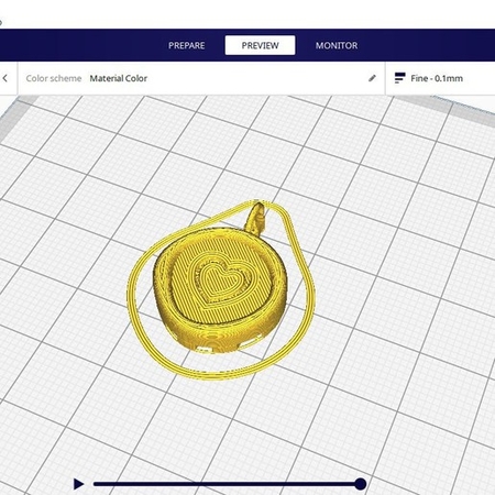  Stamp of desire  3d model for 3d printers