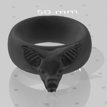  Bat ring  3d model for 3d printers
