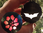 Modelo 3d de Luz de adornos (batman & gears of war) para impresoras 3d