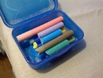  Organizer thingy for blackboard chalk or anything else cylindrical  3d model for 3d printers