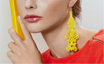  Lace earrings  3d model for 3d printers