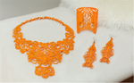  Lace earrings  3d model for 3d printers