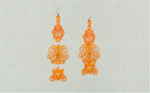  Lace earrings  3d model for 3d printers