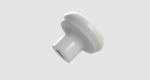  Replacement knob for baseboard diffuser  3d model for 3d printers