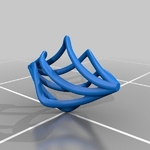 Modelo 3d de Espiral pendiente para impresoras 3d