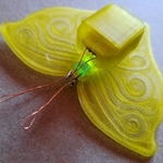  Illuminated butterfly pin  3d model for 3d printers