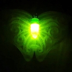 Modelo 3d de Mariposa iluminada pin para impresoras 3d