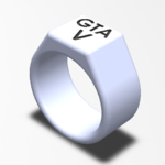  Children's ring gta5  3d model for 3d printers