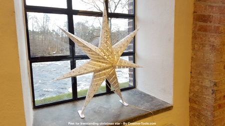 Feet for freestanding Christmas star