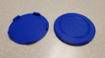  Oui yogurt jar snap-on lid.  3d model for 3d printers