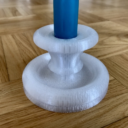Modelo 3d de La vela del palo de los titulares de para impresoras 3d