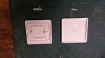  Jung cd500 homematic 开关垫片 3D 打印机的 3D 模型