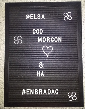 Letter board additional graphics