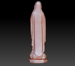 Modelo 3d de Virgen maría para impresoras 3d