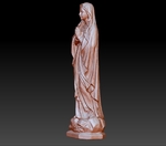 Modelo 3d de Virgen maría para impresoras 3d