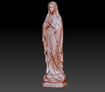 Modelo 3d de Virgen maría para impresoras 3d