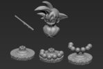 Modelo 3d de Kid goku para impresoras 3d