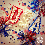  Usa plates (4th of july special edition)  3d model for 3d printers