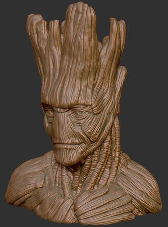  Grout, groot's borther  3d model for 3d printers