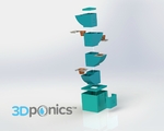  Pump mount - 3dponics herb garden  3d model for 3d printers