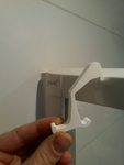  Towel hook for a huppe shower wall  3d model for 3d printers
