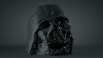  Darth vader melted mask  3d model for 3d printers