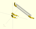  Adjustable rod for shower cabin  3d model for 3d printers