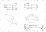  Windbreak holder for flower box  3d model for 3d printers