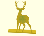  Celtic stag 1  3d model for 3d printers