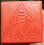  Viking themed coaster  3d model for 3d printers